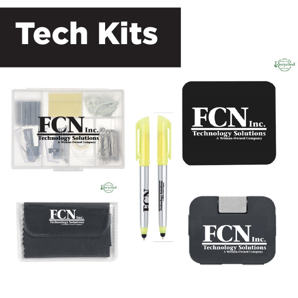Tech Kits (Stationary Kit, Mousepad, Highlighter, Cleaning Coth, USB Hub)
