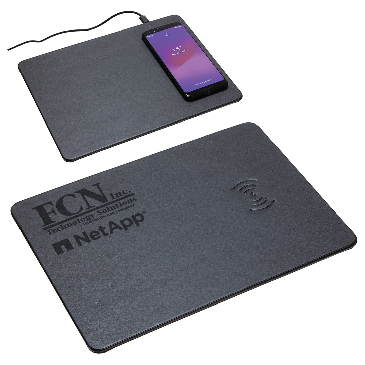 Avalon Mouse Pad with 15 W Wireless Charger