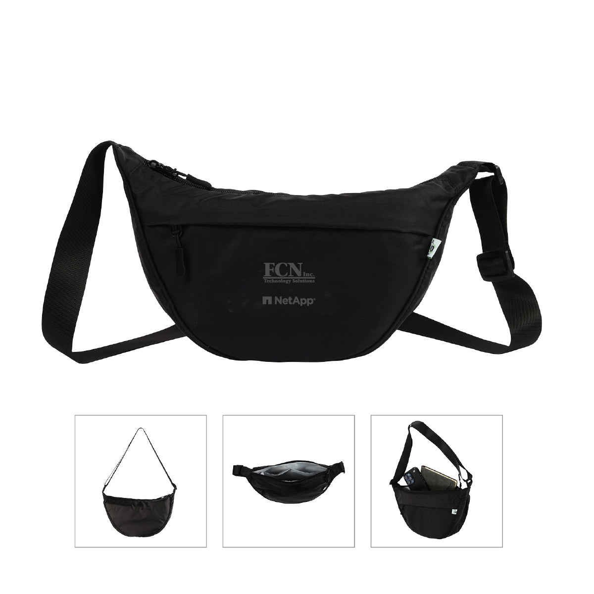 Misha Repreve® Crossbody Shoulder Bag - FCN + NetApp